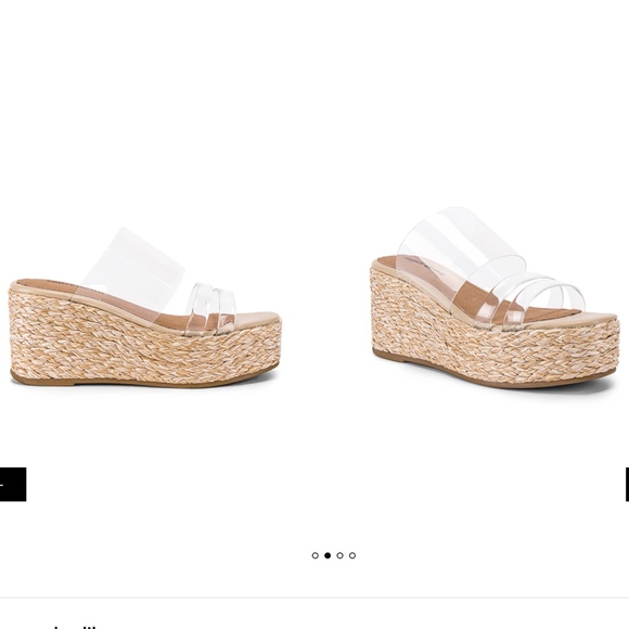 superdown Shoes - clear espadrille wedges